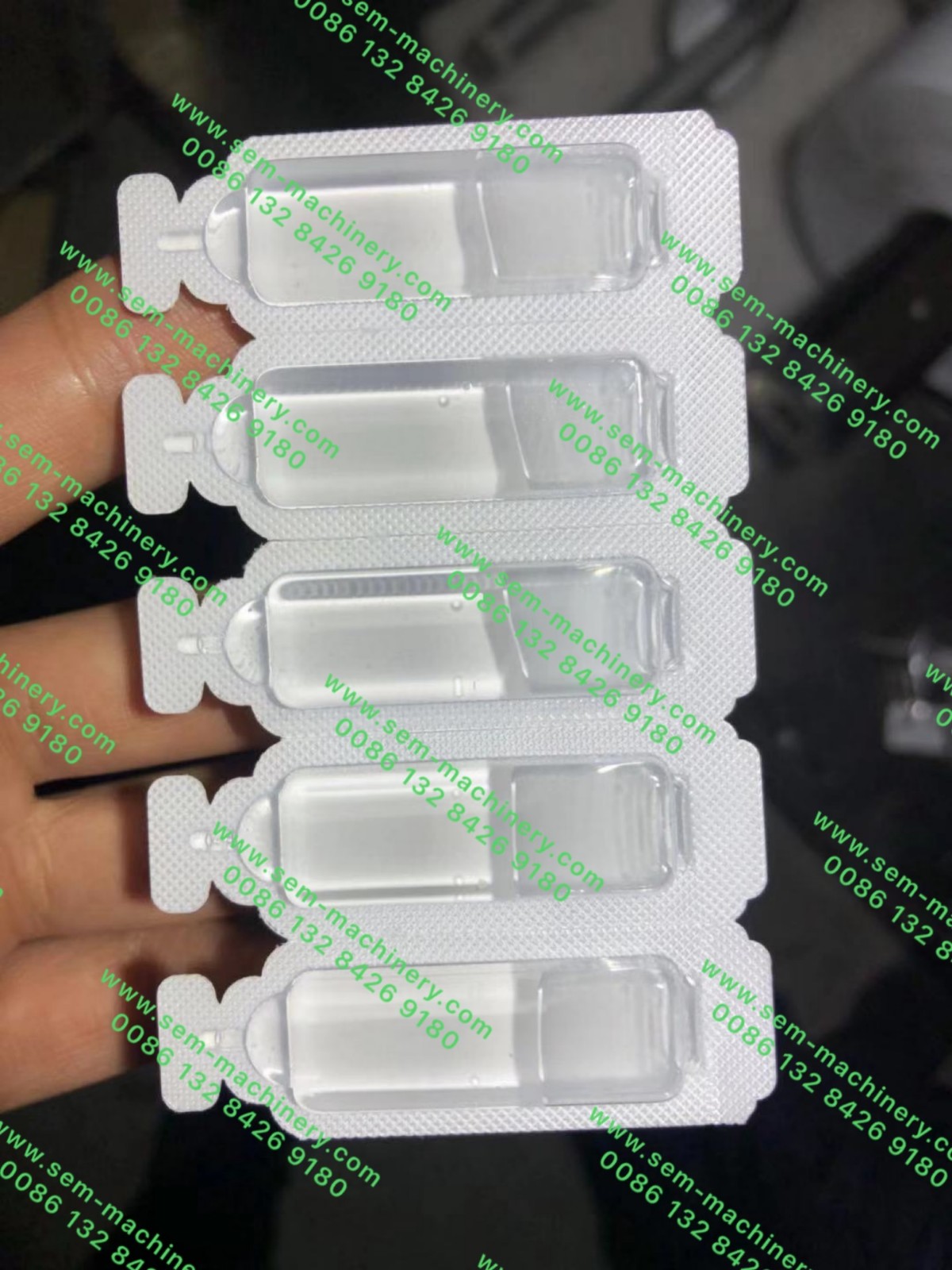 Automatic Plastic Ampoules Liquid Packing Machine