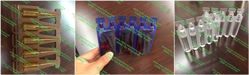 Automatic Plastic Ampoule Liquid Packaging Line
