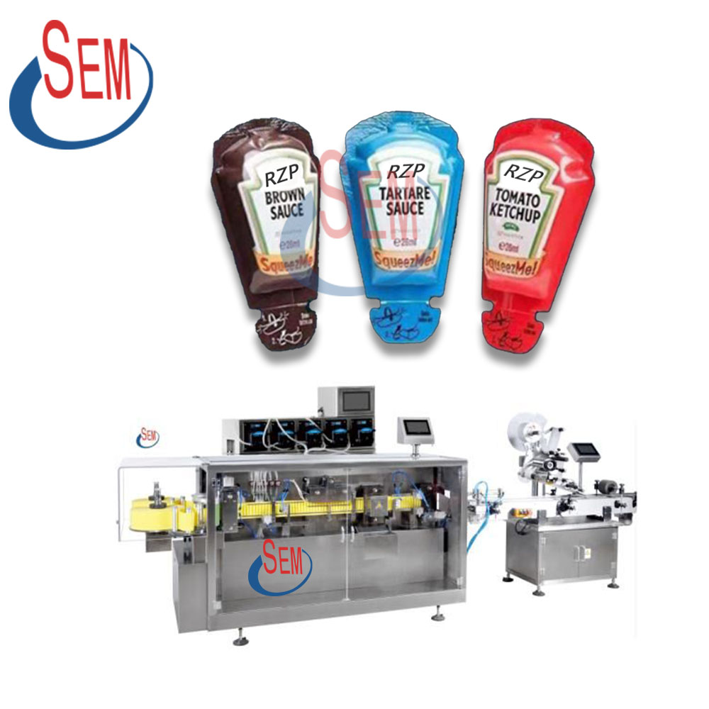 High production capacity automatic mini plastic bottle liquid filling machine