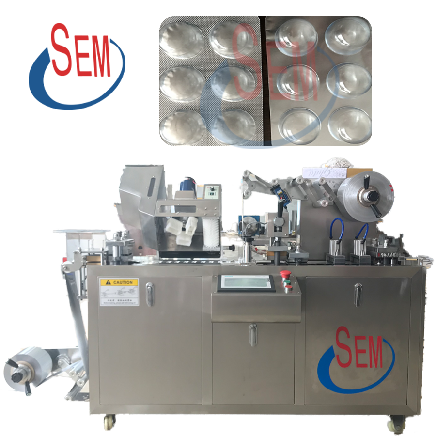 small automatic tablet/capsule/soft gelatin blister packaging machine