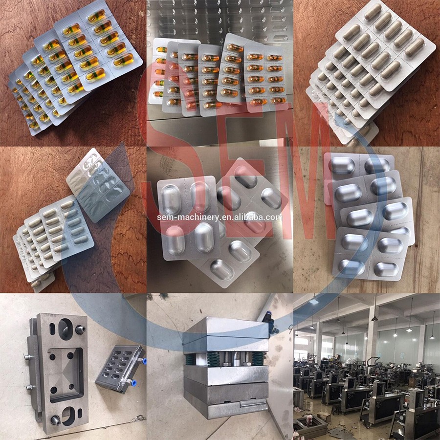 DPP250 Small Aluminum Plastic Tablet Blister Packing Machine/ Capsule Blister Packing Machine