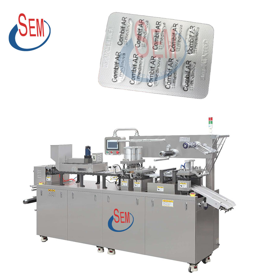 DPP250 Automatic alu-plastic mini pharmacy blister packing machine tablet