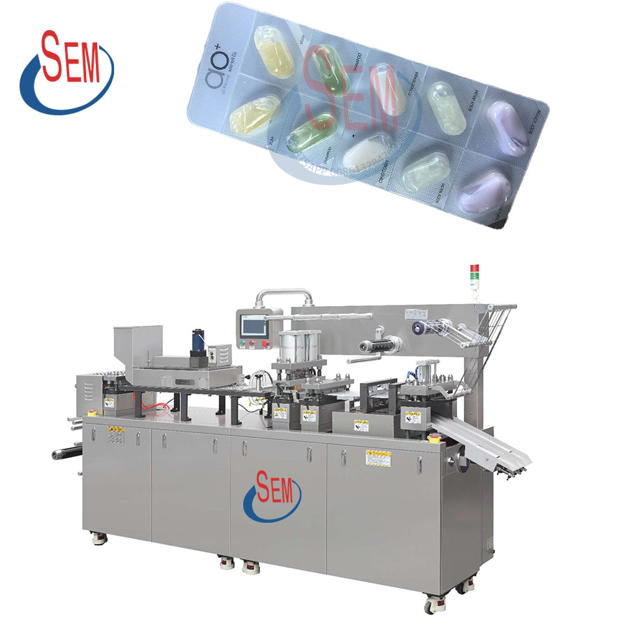 small automatic tablet/capsule/soft gelatin blister packaging machine