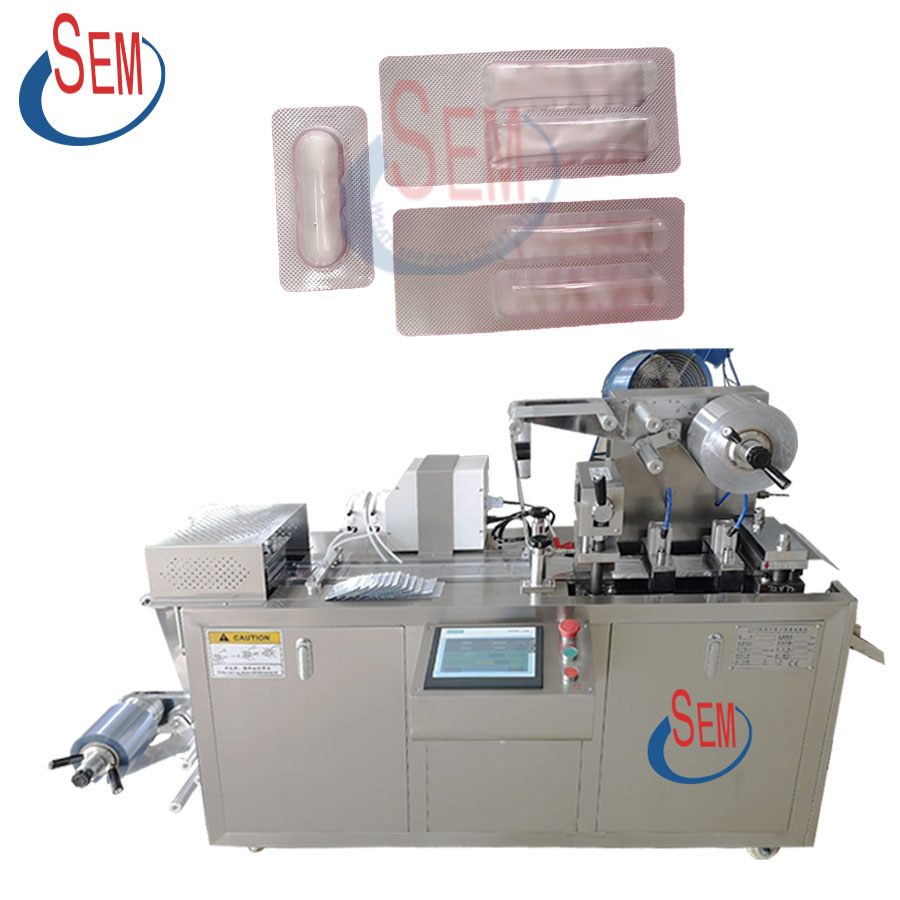 DPP80 Automatic aluminum pvc pet liquid blister packing machine manufacturer