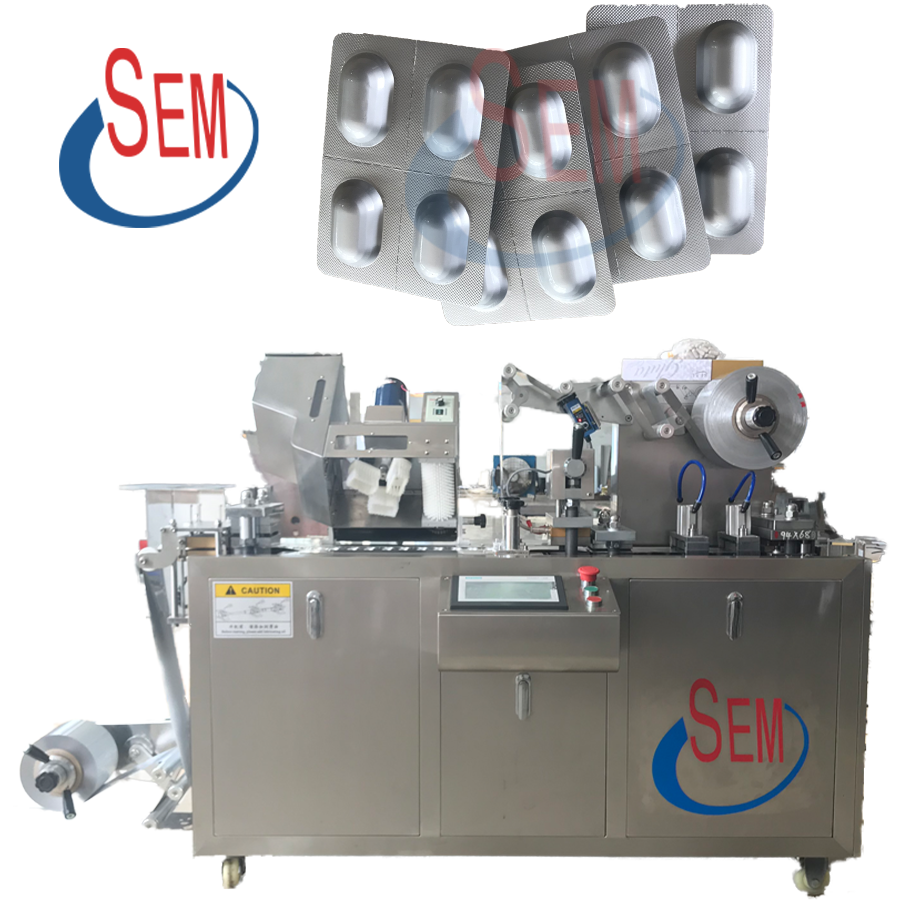 small automatic tablet/capsule/soft gelatin blister packaging machine