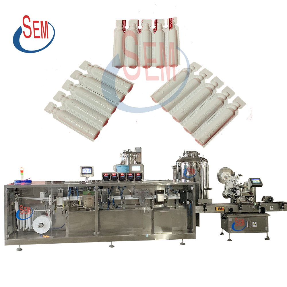 High production capacity automatic mini plastic bottle liquid filling machine