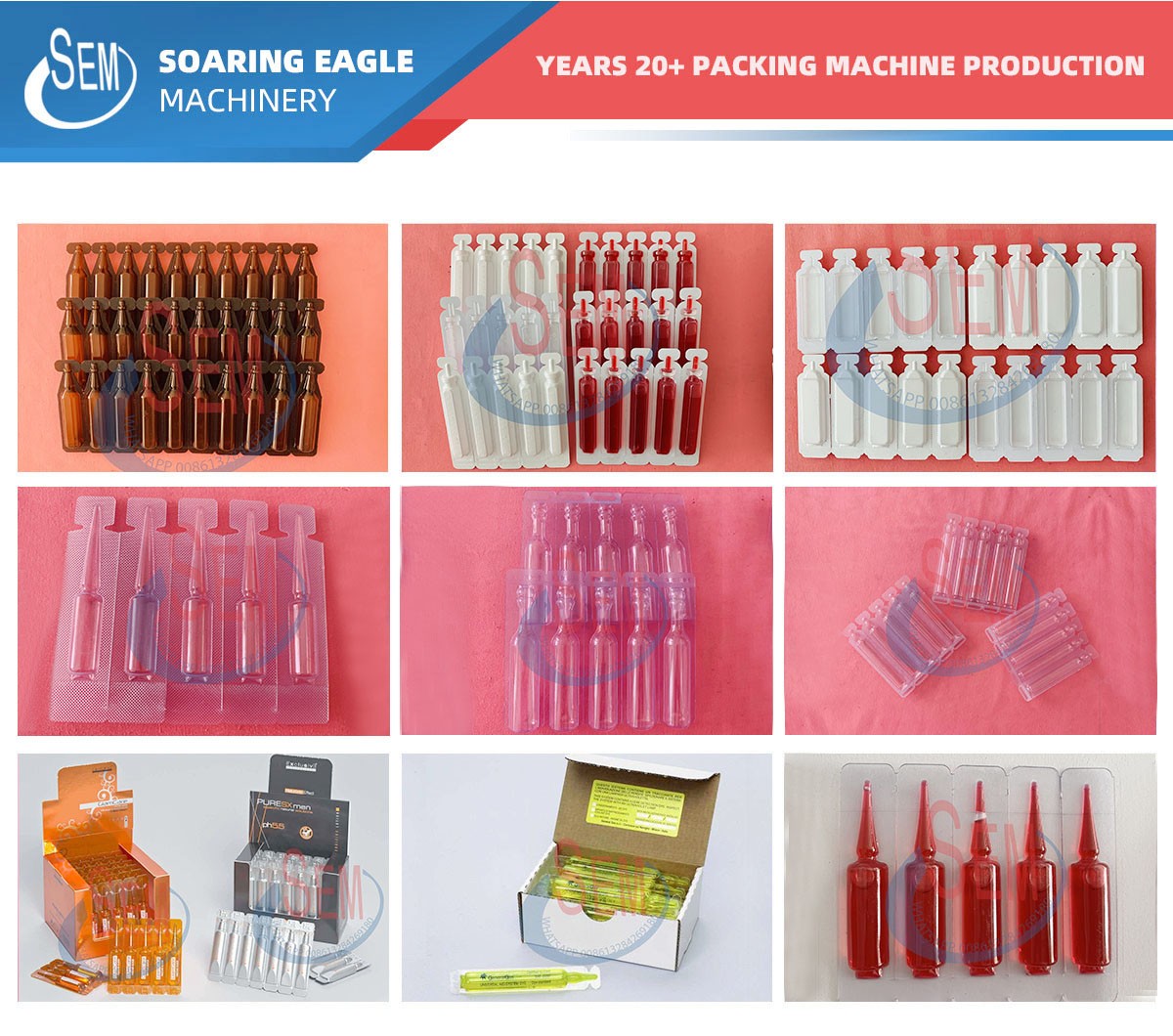 Fully automatic pvc pe plastic ampoule forming oral liquid filling sealing machine