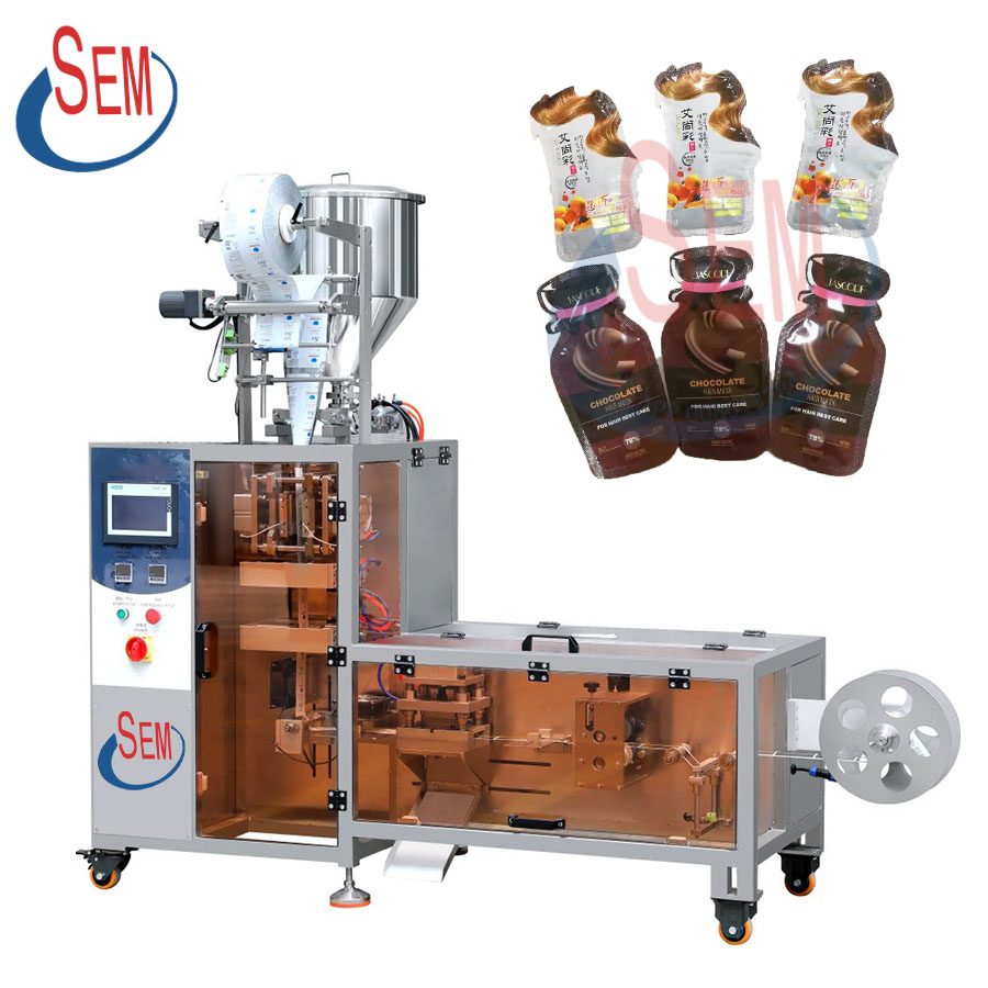 Hair Dye Shampoo Gel Products sachet package machine multi material heads Packing Machine