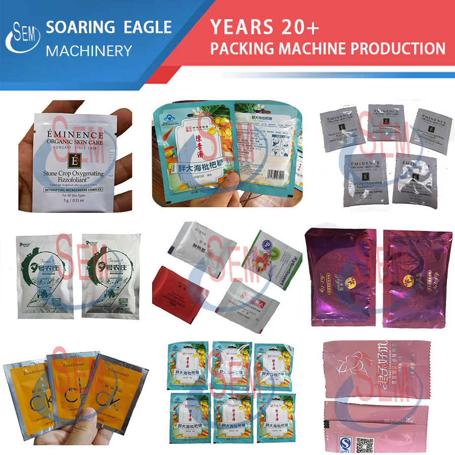 small sachets spice powder grain filling weight packing machine
