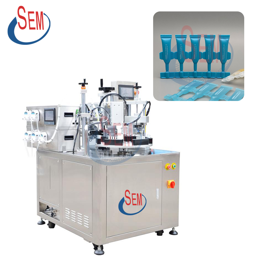 Semi automatic toothpaste or cream tube filling sealing machine manufacturer