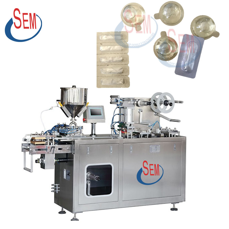 High standard automatic alu plastic alu alu blister packing machine