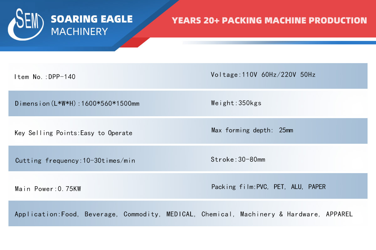 DPP 140 Automatic pharmaceutical mini blister capsule packaging machine