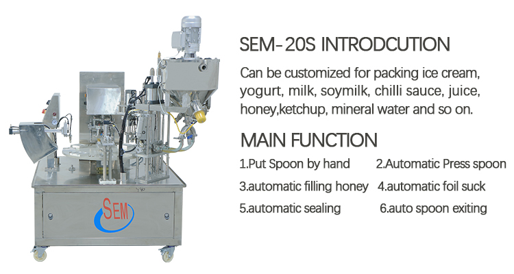 honey spoon  filling machine