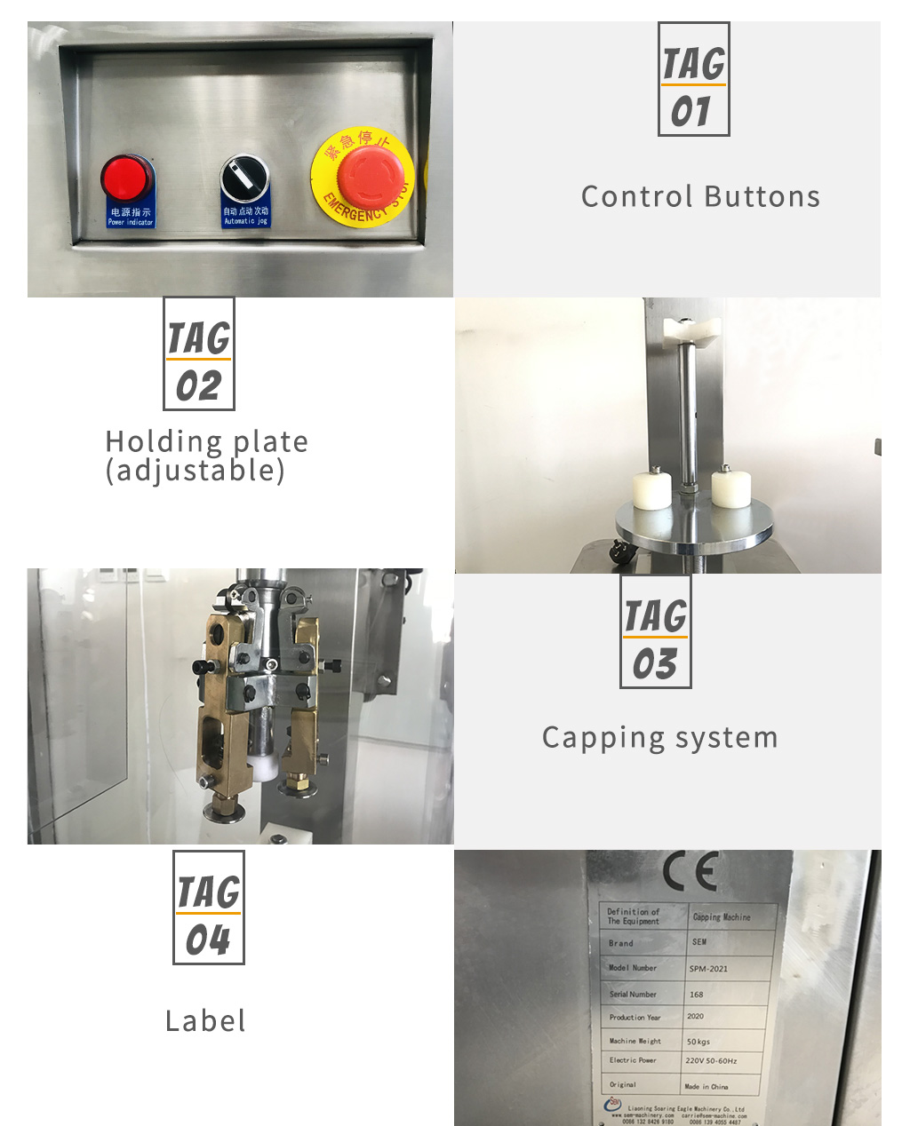 Electric ropp capping machine for aluminum cap