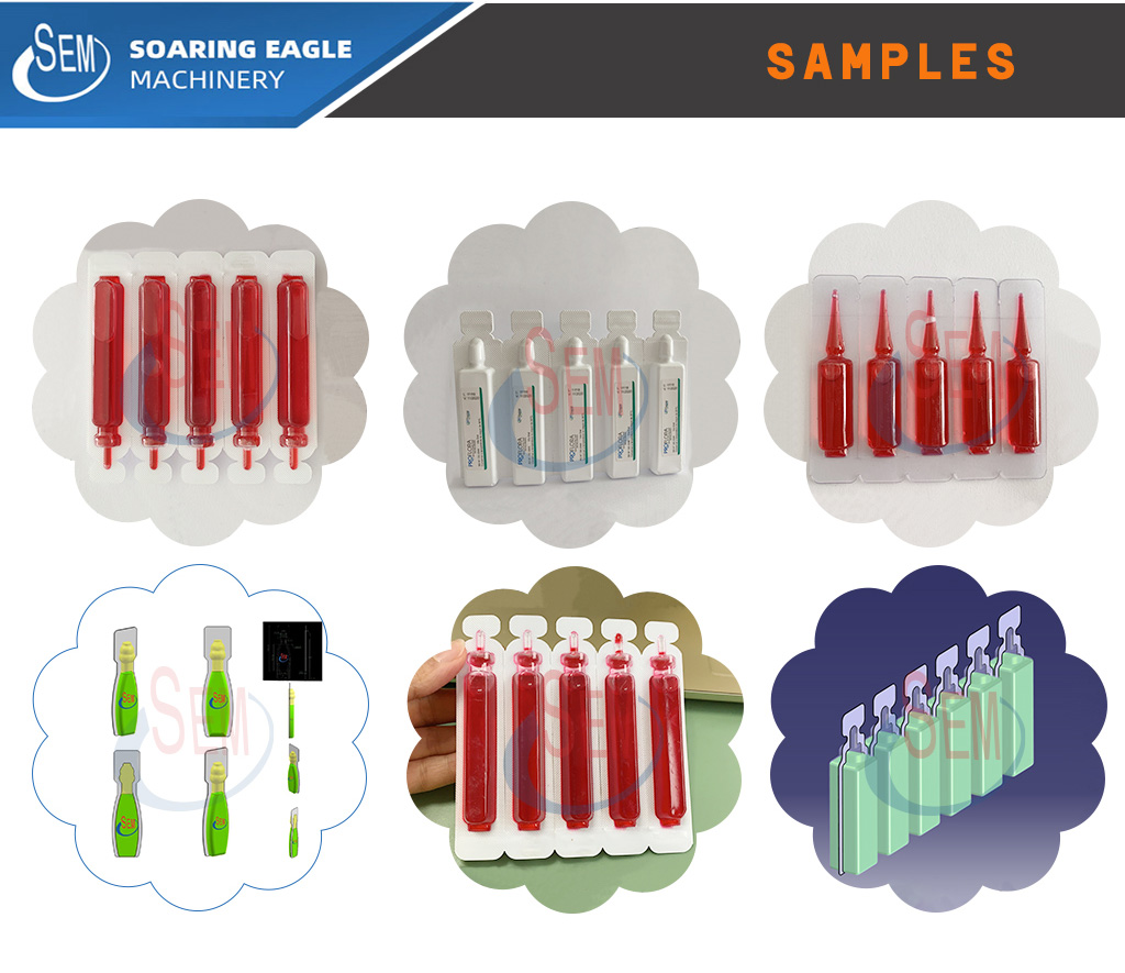 Automatic liquid flakon packing machine for pharma products .