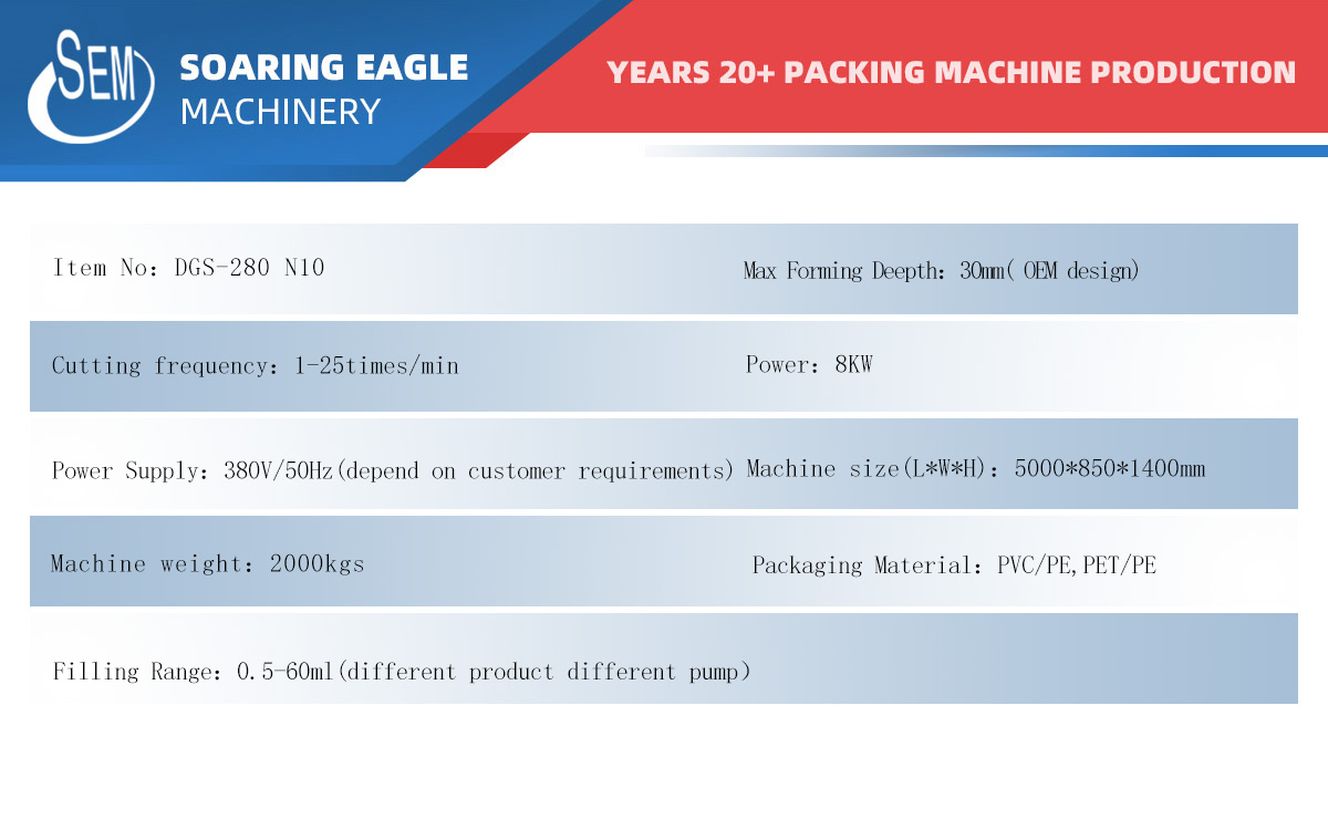 Automatic liquid flakon packing machine for pharma products .