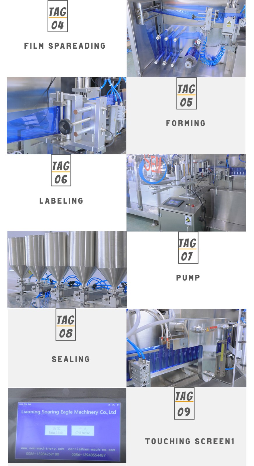 material liquid plastic bottle mini liquid form ampoule forming filling sealing machine