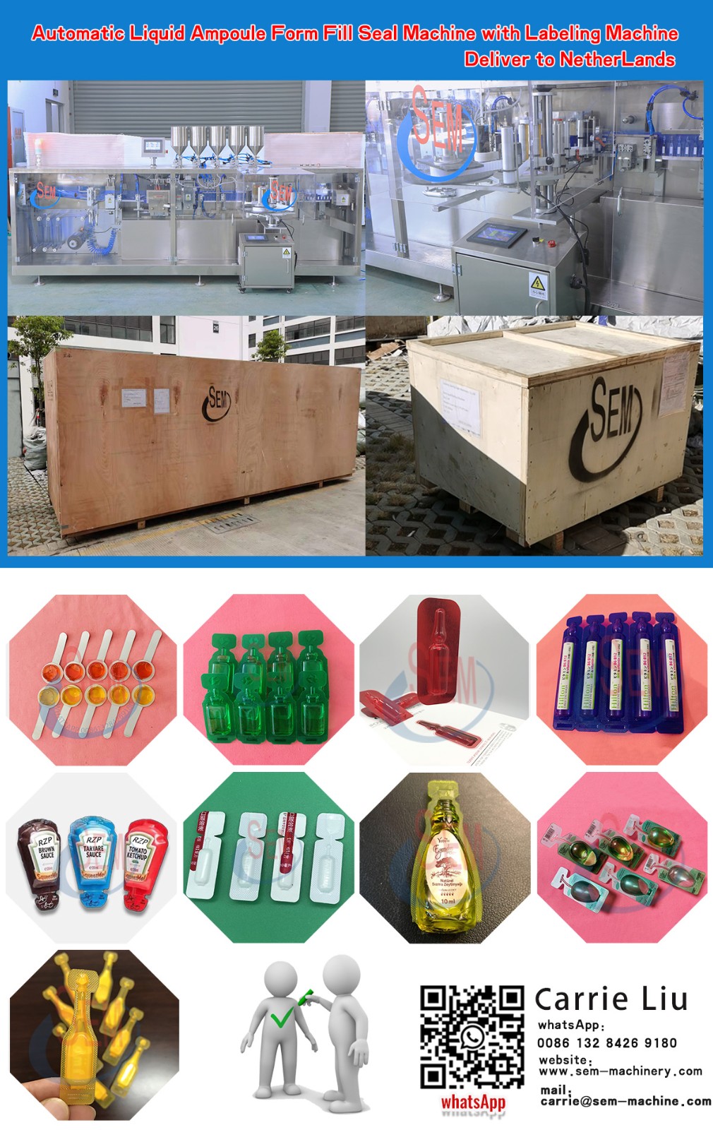 material liquid plastic bottle mini liquid form ampoule forming filling sealing machine