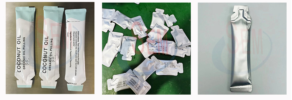 1-20ML sauce ketchup water fruit juice shaped bag sachet packing machine