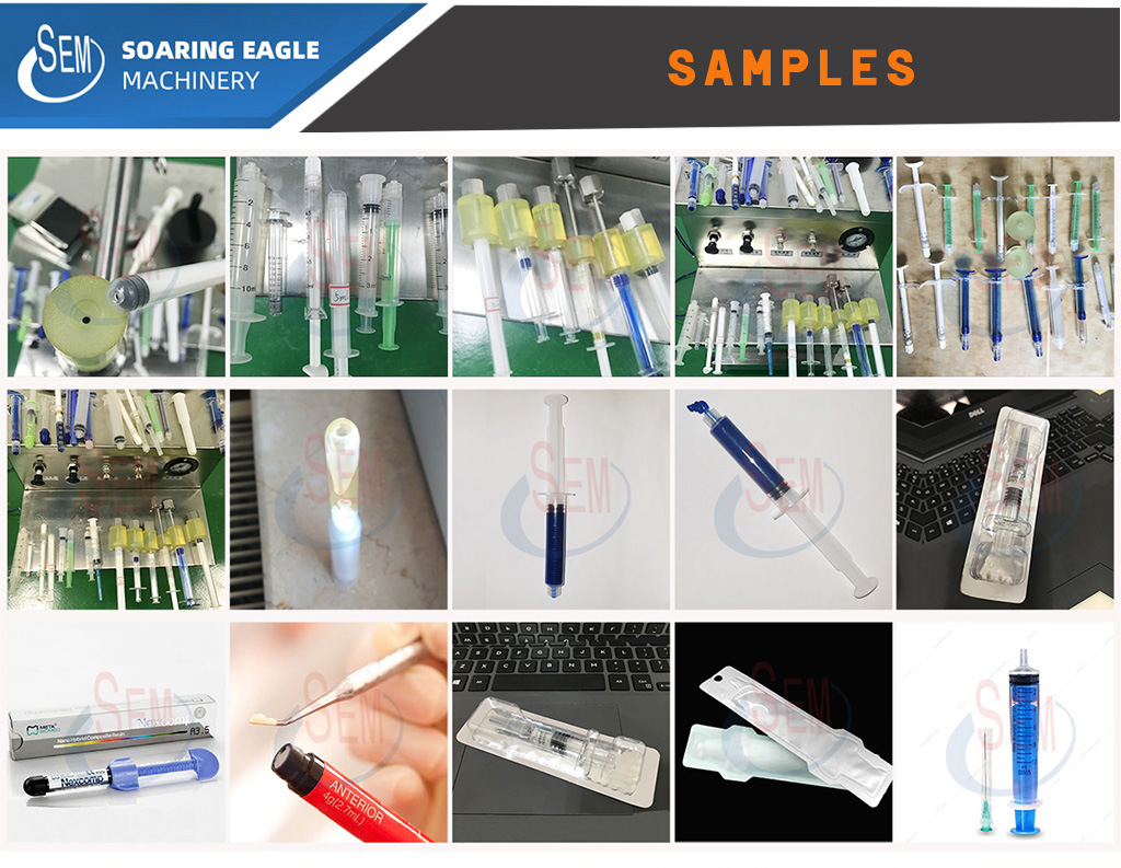 5ml gel past animal products syringe filling machine