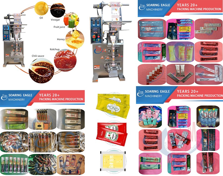 Automatic common liquid sachet packaging machine