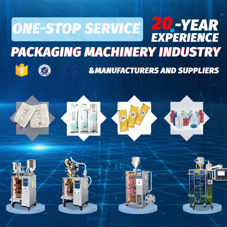 Automatic sachet packaging and sealing machine: