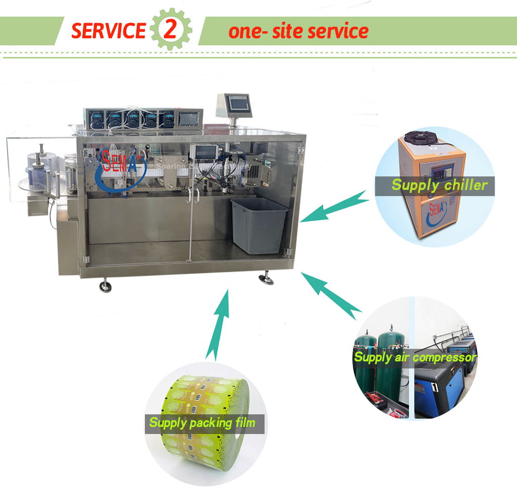 10g olive oil liquid filling machine with label date printing