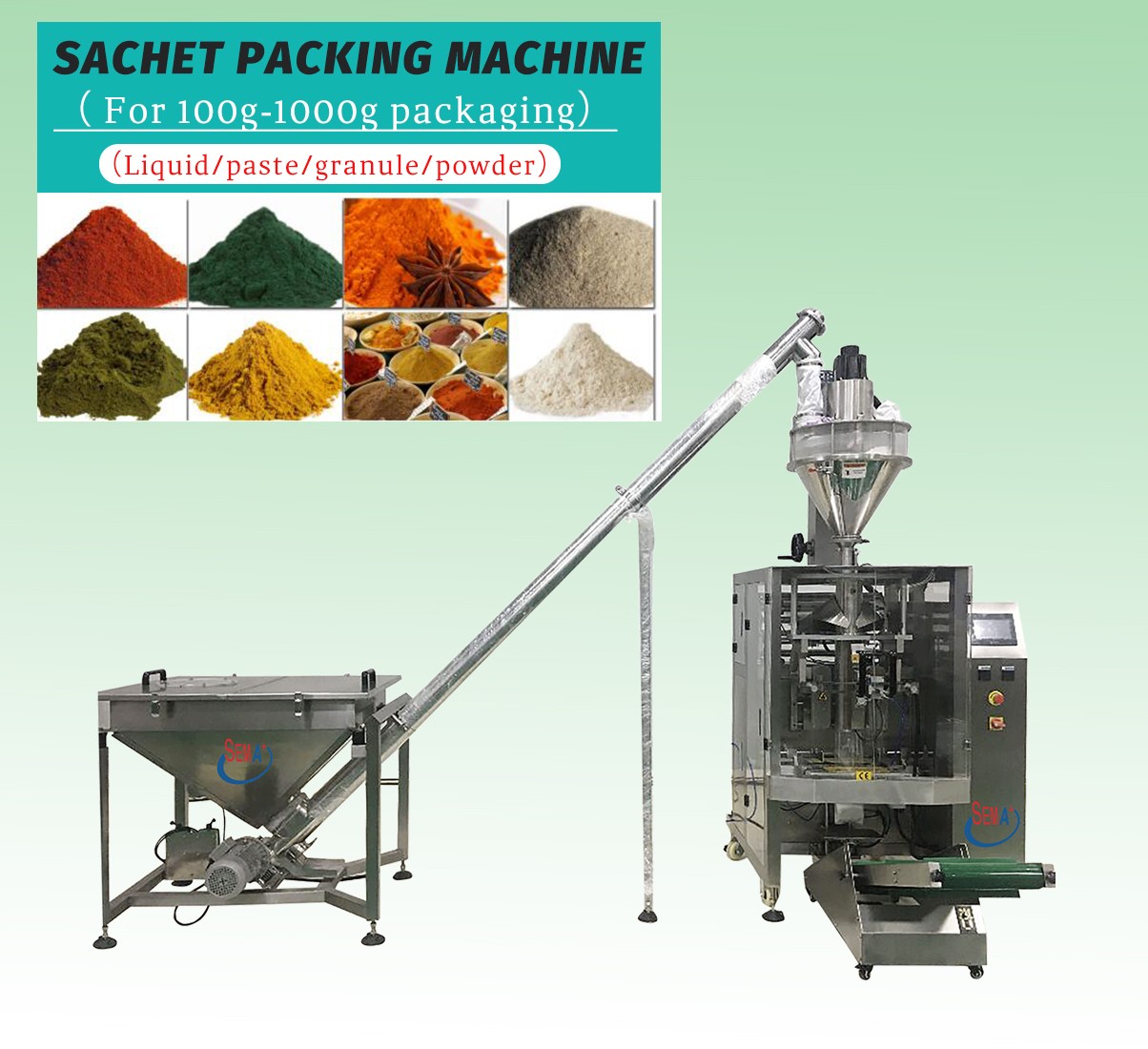 CE Auto weighing packaging coffee beans Potato plantain Chips dry food rice pasta almond peanut packing machine sugar nuts