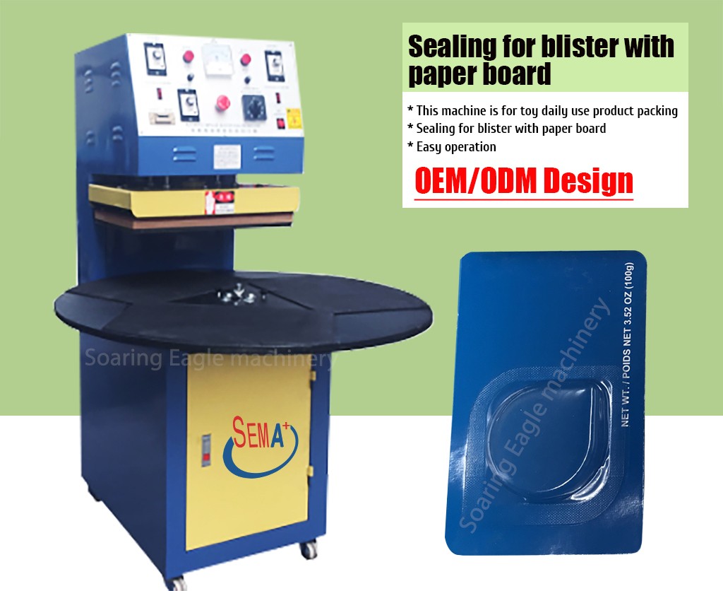 Small desktop blister paper sealing machine