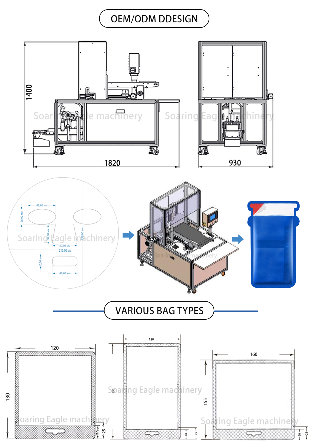 Multifunctional Hot Sale Cosmetic Face mask Automatic Mask Folding Machine