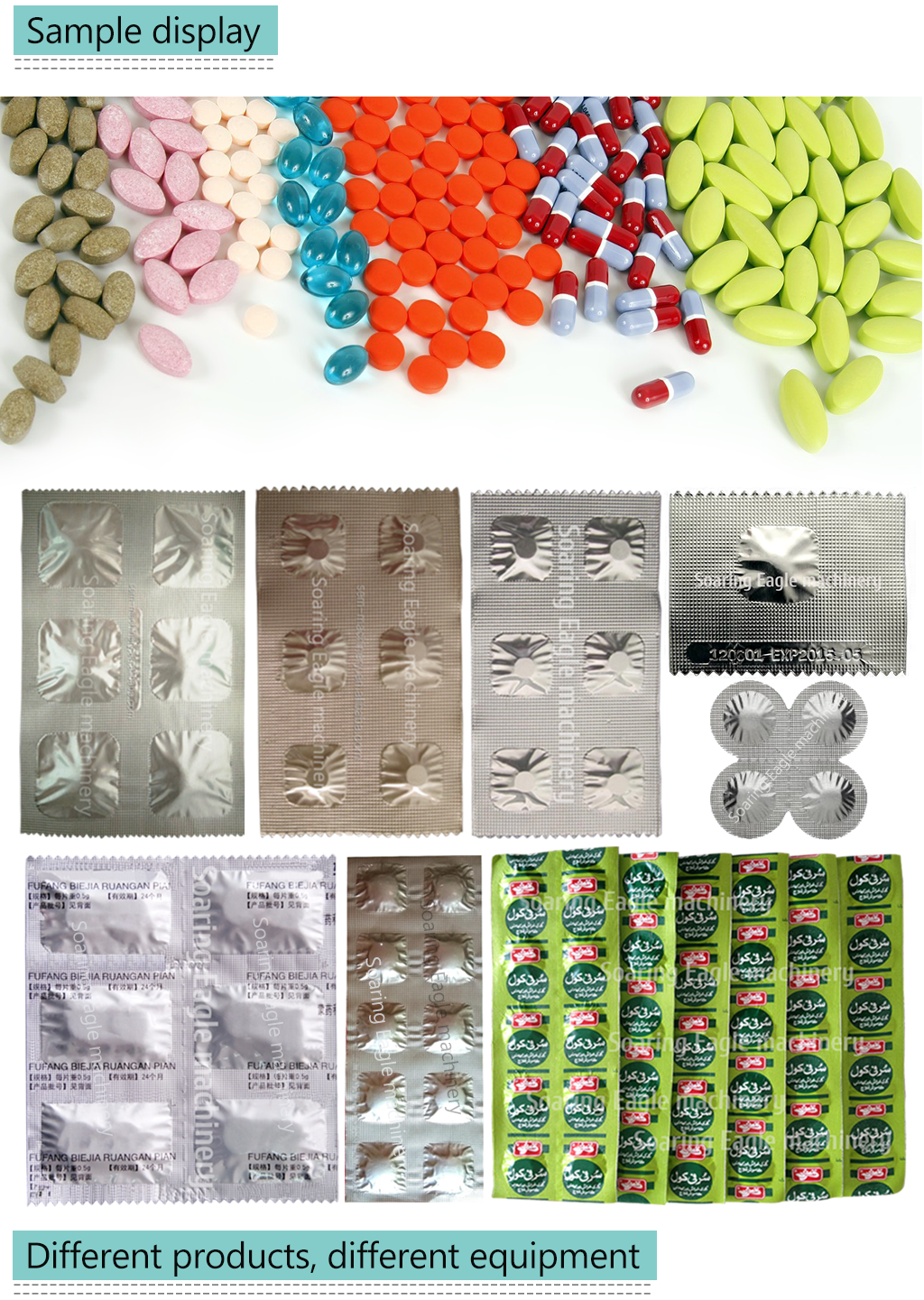 Vertical Blister Packaging Machine Automatic for Pill Capsule Tablet Candy