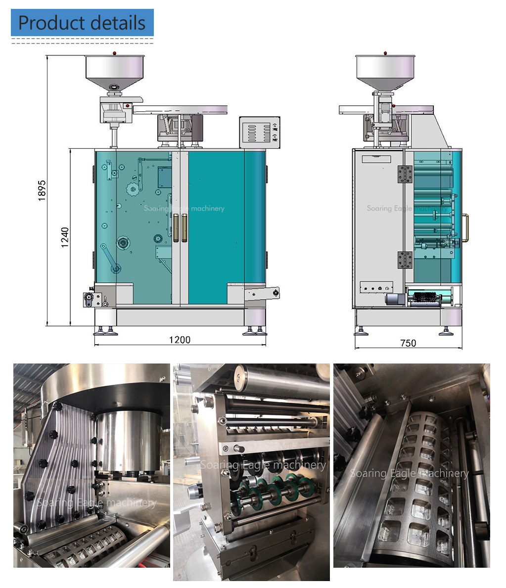 small soft alu alu blister strip packaging packing machine