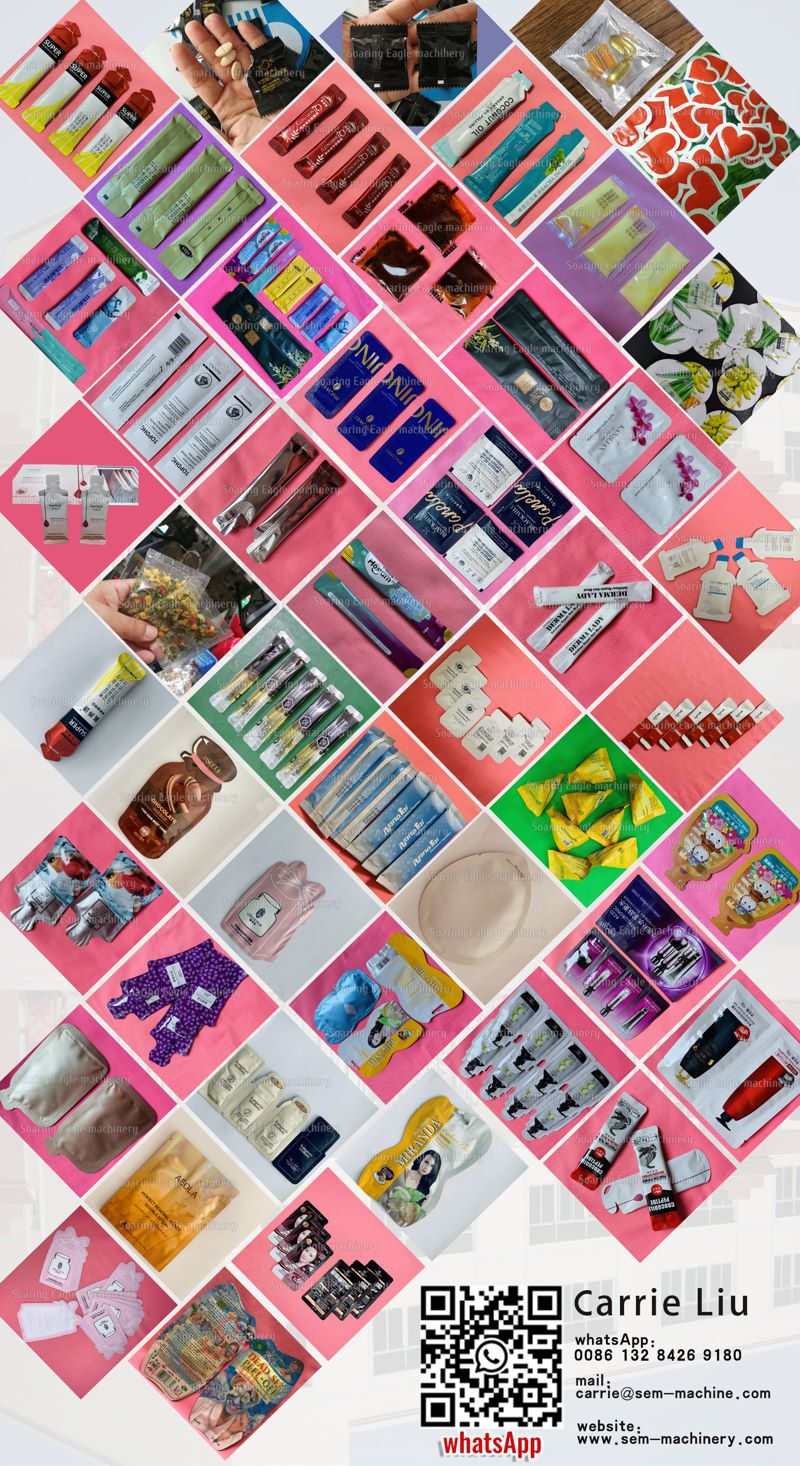 The sample of automatic sachet packing machine