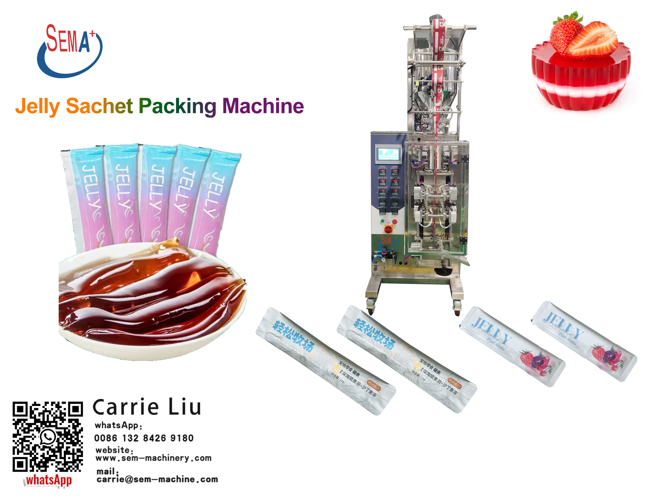 jelly sachet packing machine