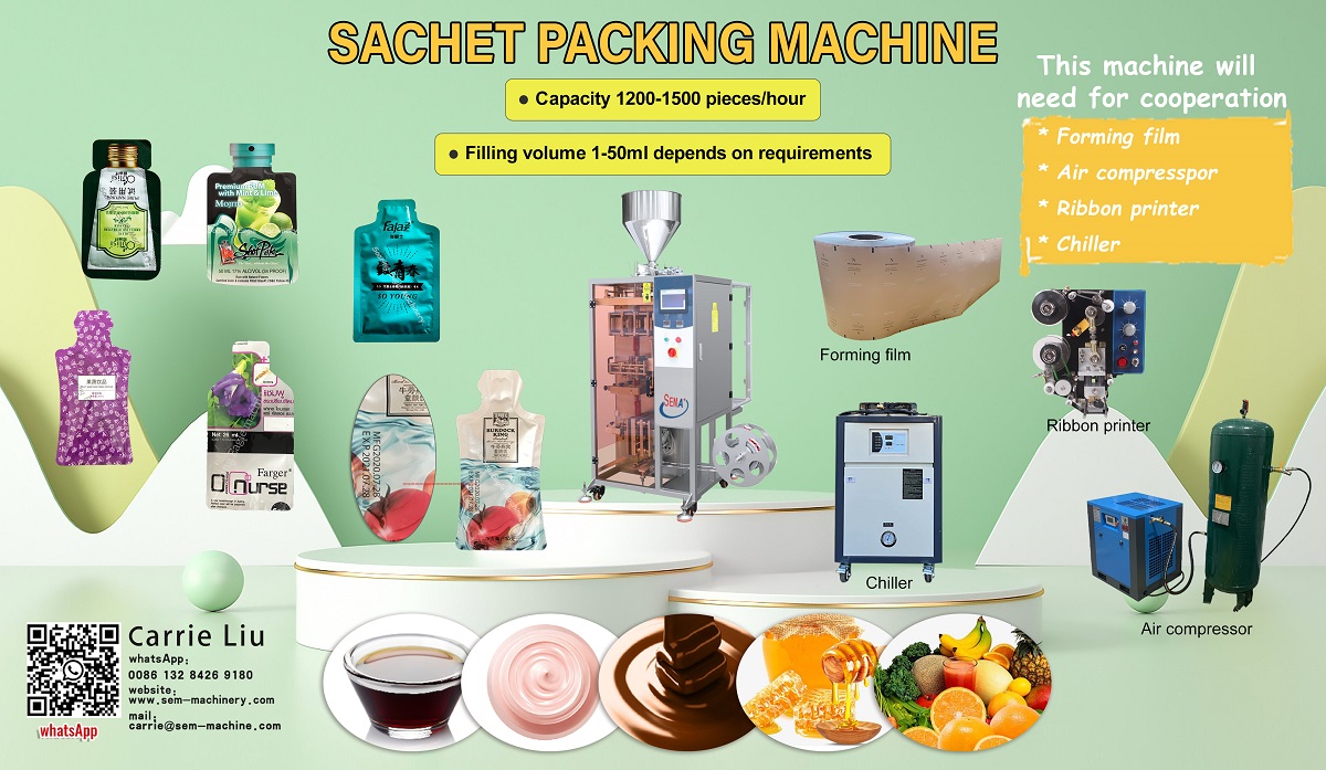 Honey sachet packing machine