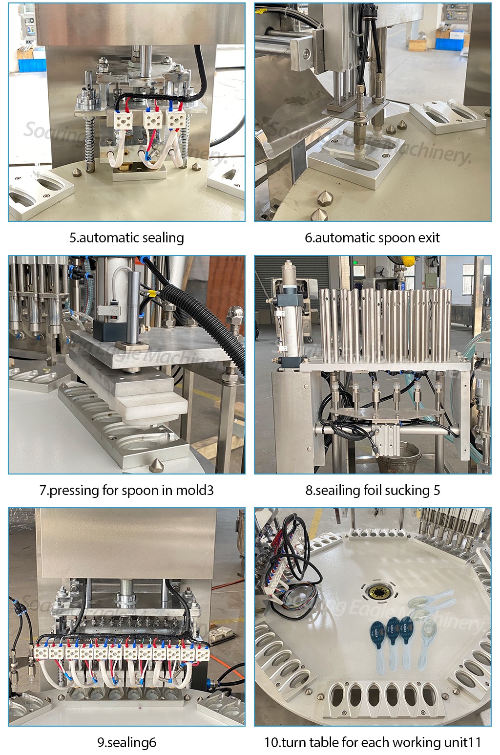 5g 7g 10g Small 1 nozzle Honey Spoon Filling Sealing Packaging Machine