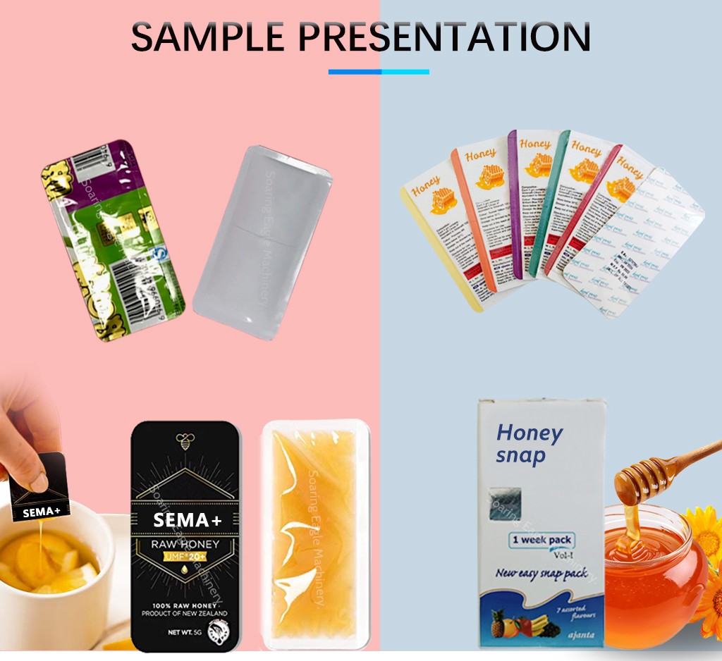 New product honey shampoo Snap open liquid packing machine