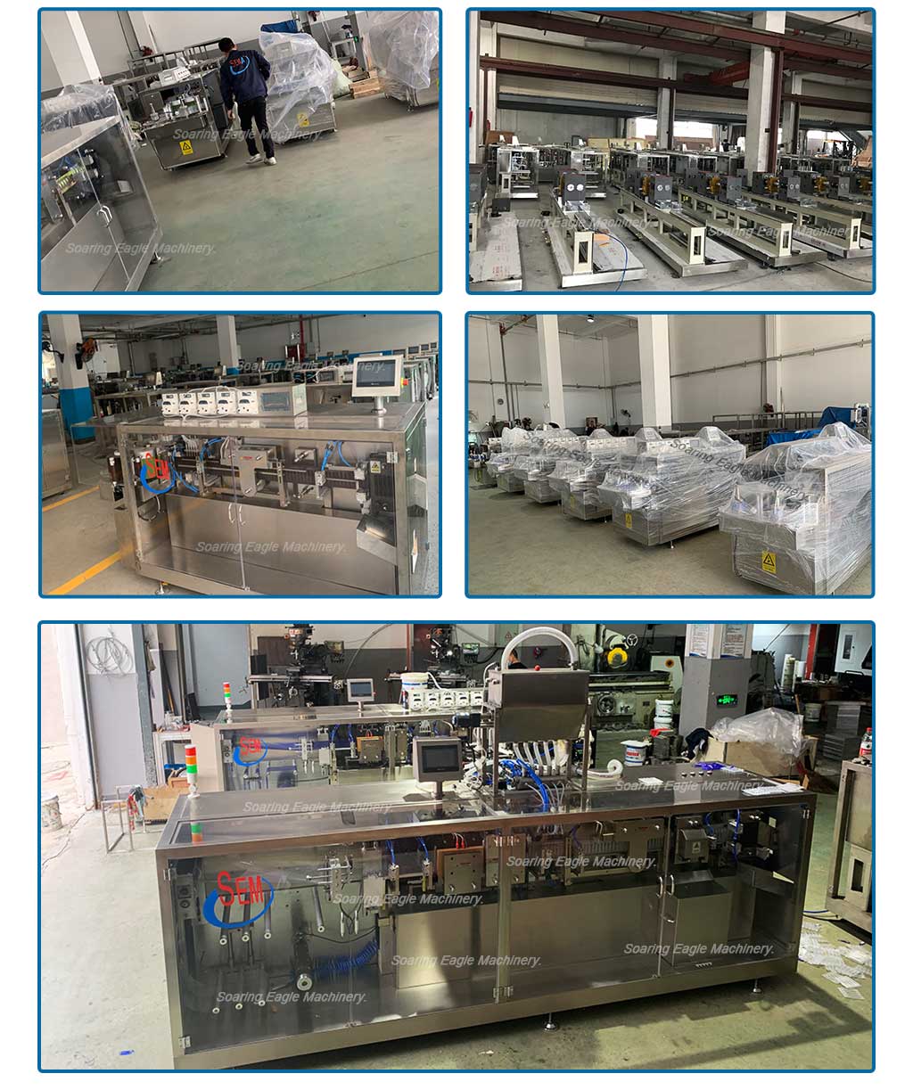 Olive oil liquid 14ml 9ml shaped liquid forming filling sealing packing machine with labeling machine