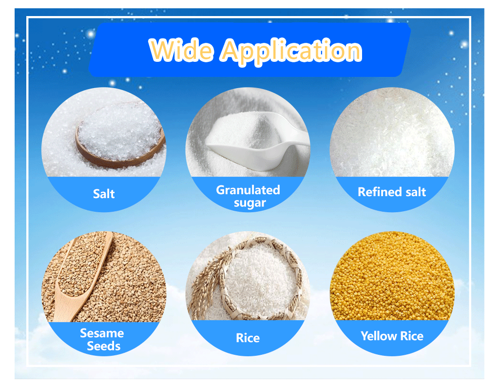 Multi lanes granule salt suger filling sachet packing machine