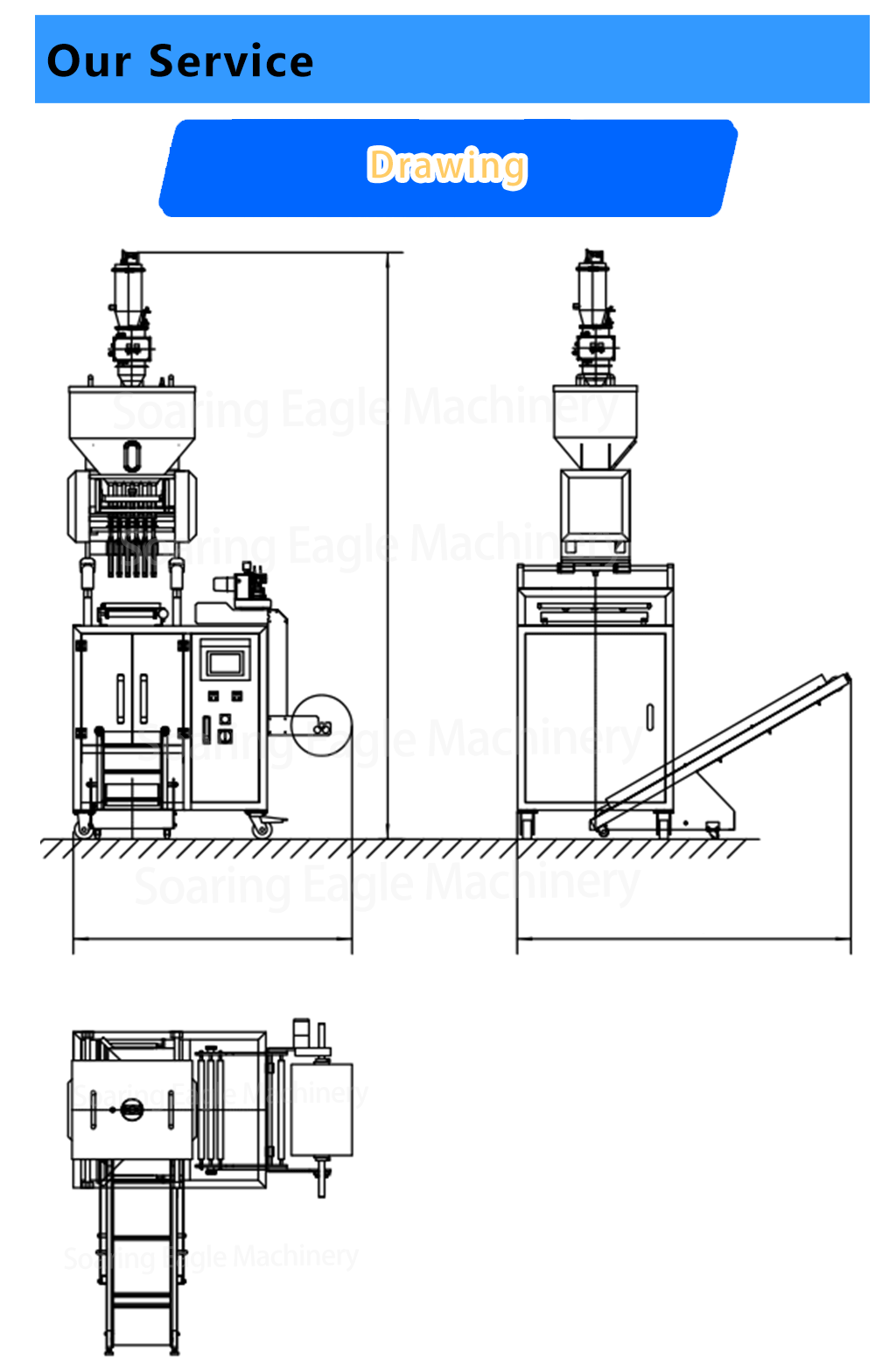 Multi lanes granule salt suger filling sachet packing machine