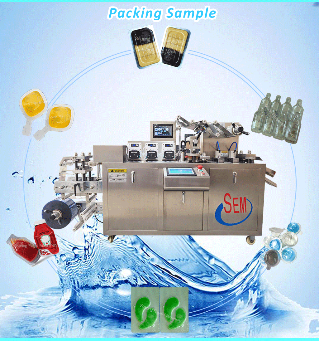 Aluminum plastic liquid perfume air freshener blister packing machine for Perfume and makeup