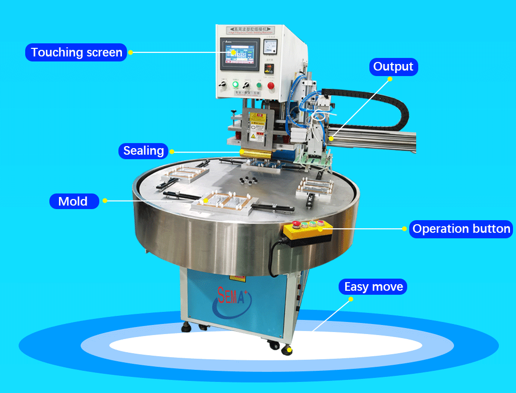 Semi-automatic Pet drop sealing machine blister packing machine
