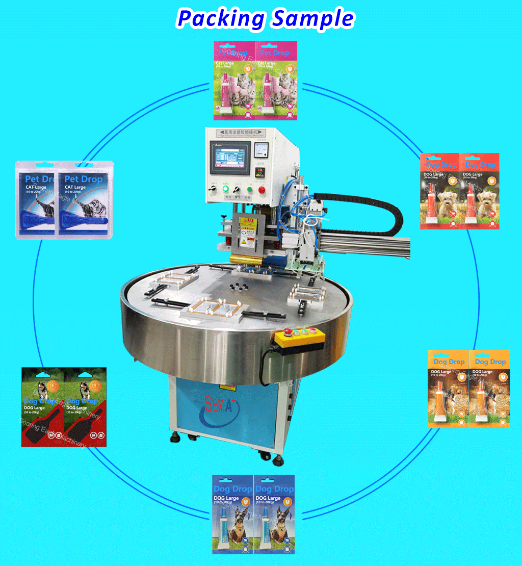 Semi-automatic Pet drop sealing machine blister packing machine