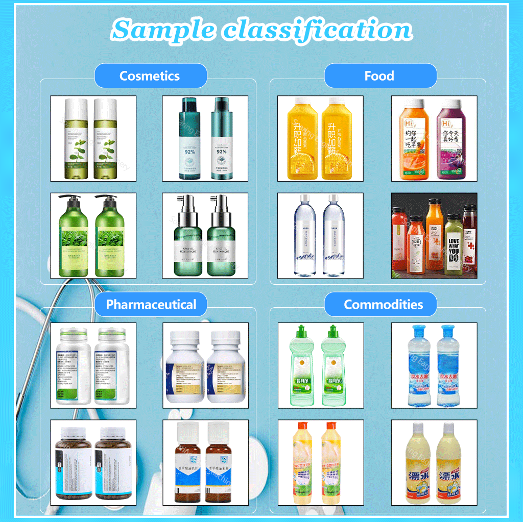 Full Automatic drinks cosmetic liquid capsule medicine bottle labeling machine