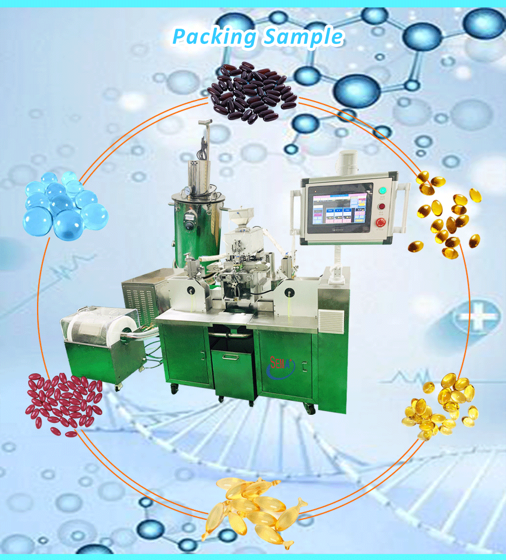 Customized Animal Shape Soft Gelatin Encapsulation Machines Full Automatic Soft Capsule Production