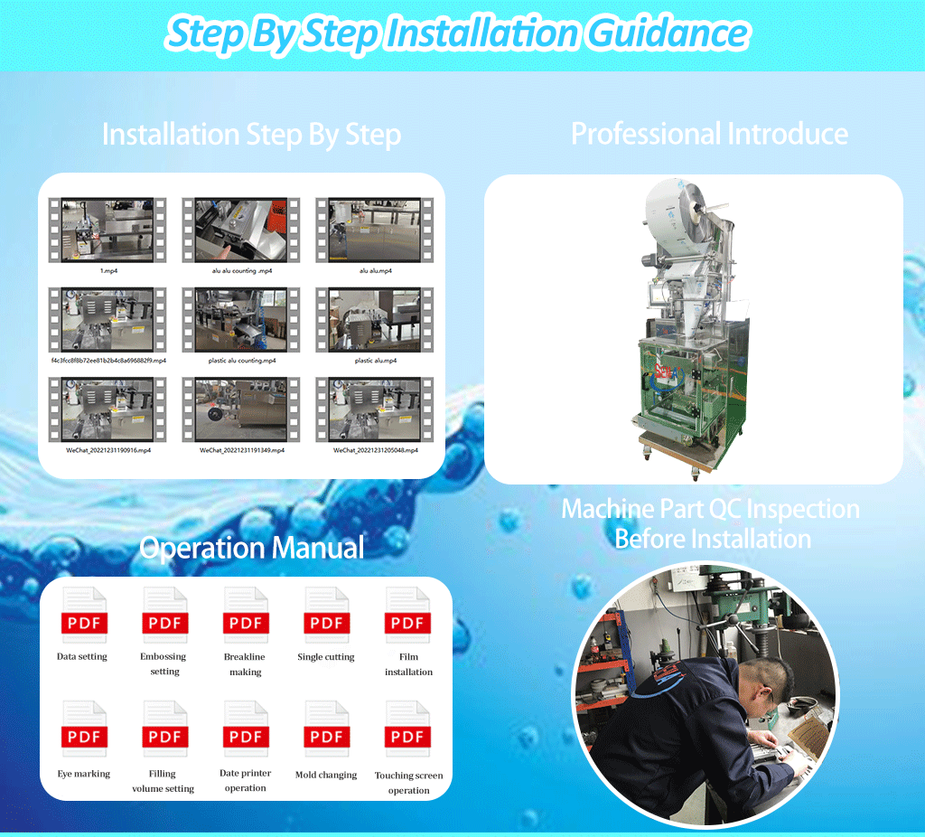 Automatic vertical sachet tablet capsule pill packing packaging machine