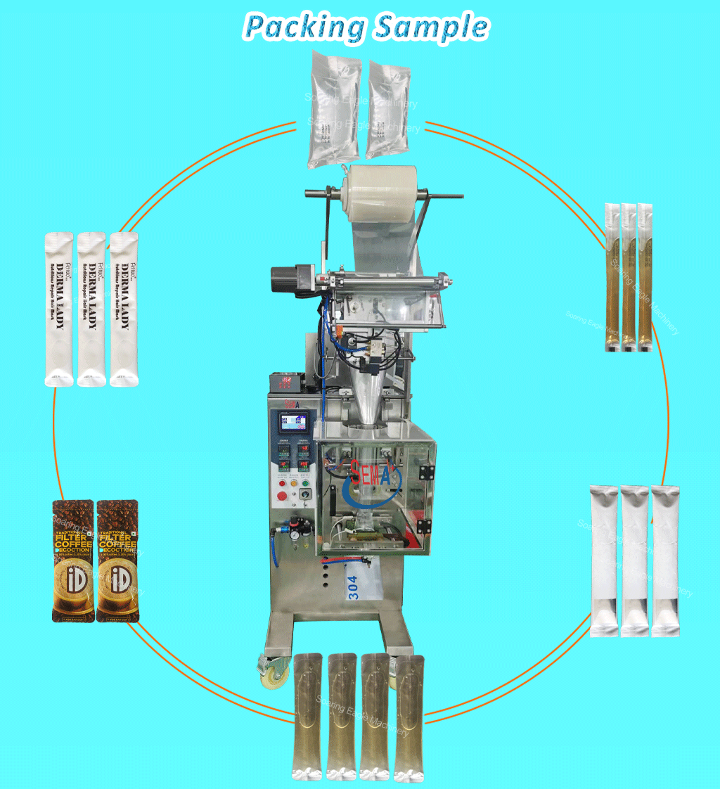 Mouthwash water liquid Ketchup Tomato Sauce Sachet Multifunction Packing Machine