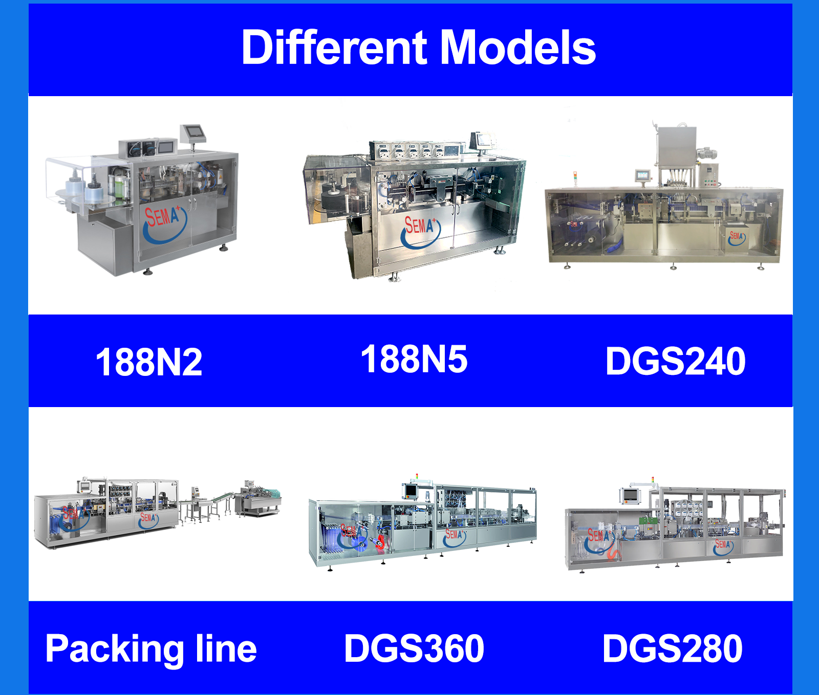 DGS240 pharmaceutical cosmetic cream honey food liquid forming filling sealing packing machine