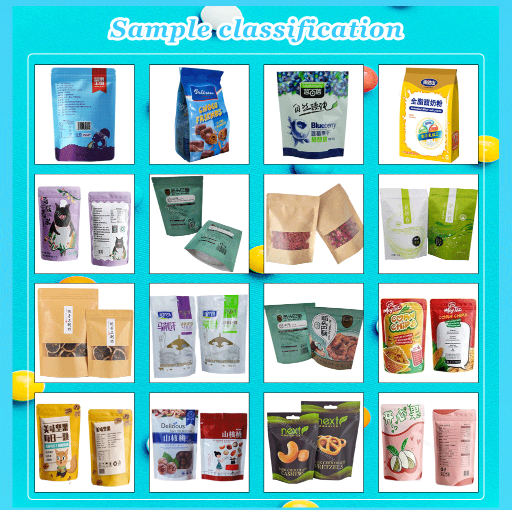 High speed small snack fertilizer crisp french fries pet food tea spaghetti pasta zipper bag packing machine