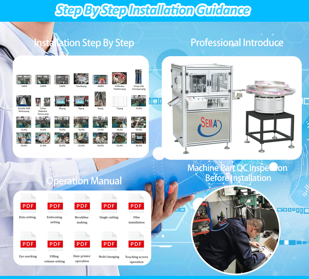 High speed automatic cap lining machine foil inserting wadding equipment flip cap liner machinery